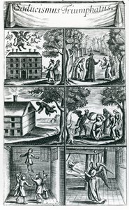 Saducismus Triumphatus, anden del, indgraveret af kunstneren
